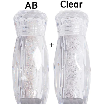 Двойные Бутылки (Прозрачный и AB) Pixie 5g + 5g 1,2 мм Кристалл С микрочастицами Для Изготовления ювелирных Изделий, Бусины, Аксессуары для красоты 