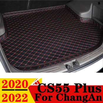 Коврик в багажник автомобиля для ChangAn CS55 Plus 2020-22 Всепогодный XPE, Высокий Боковой Задний Багажник, Ковровая подкладка, Задние Части Багажника, накладка для багажа