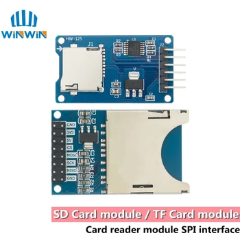 Плата расширения памяти Micro SD Micro SD TF карта Модуль защиты памяти SPI для продвижения Arduino